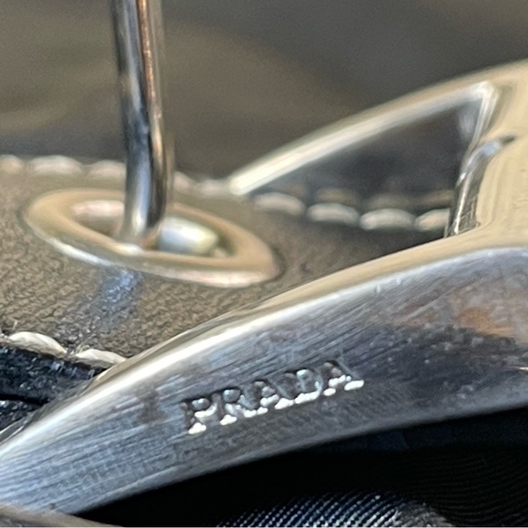 PRADA Nylon Leather Trimmed Tessuto Shouder Bag - Picture 12 of 16